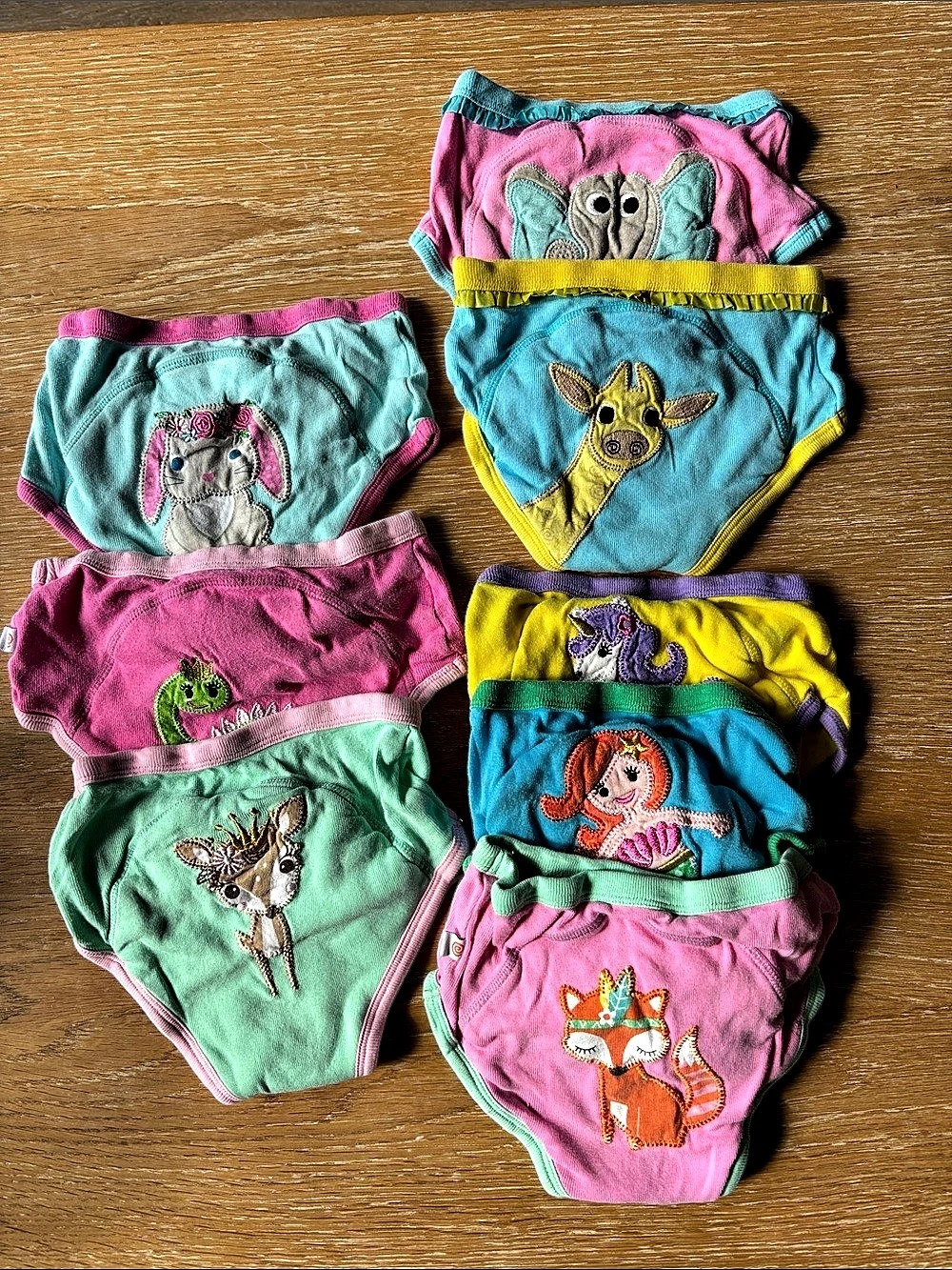 Zoocchini Toddler Organic Potty Training Pants Pink & Blue.